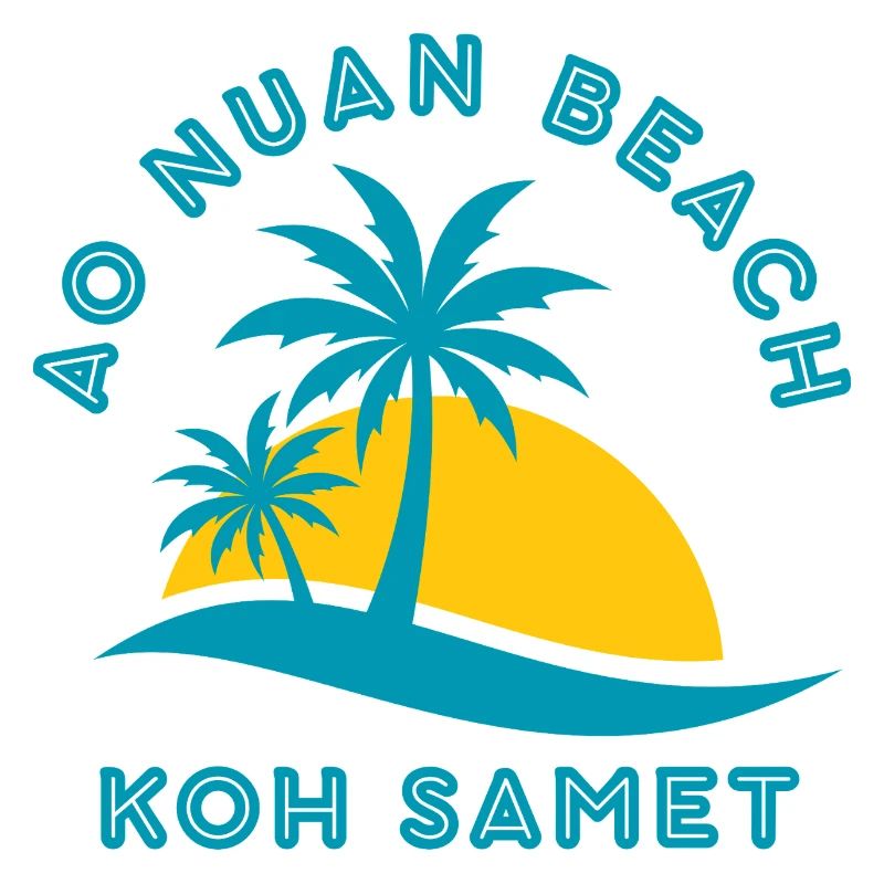 Koh Samet Palm Beach Sunset