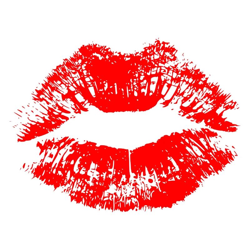 Kissable Lips Lipstick Lipprint Impression Lips