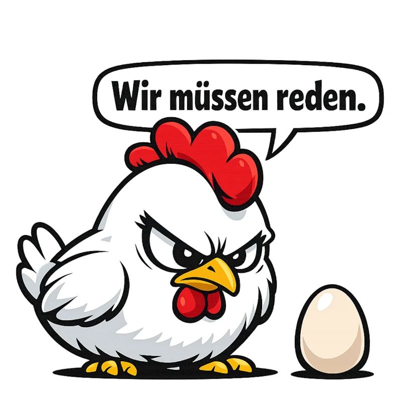 We Need to Talk Chicken Humor Gift