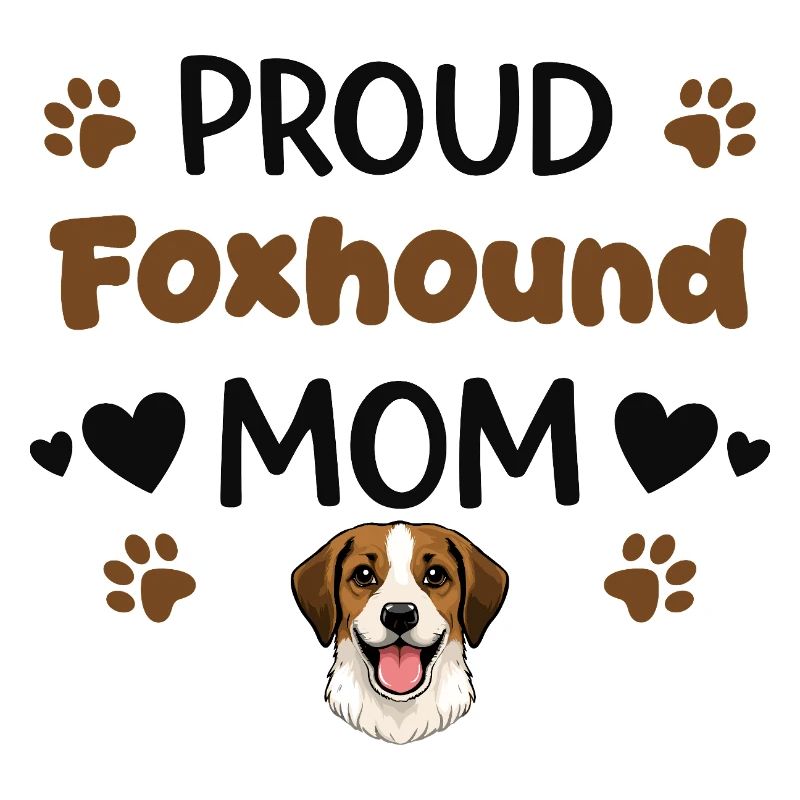 Fière mère Foxhound, Foxhound américain