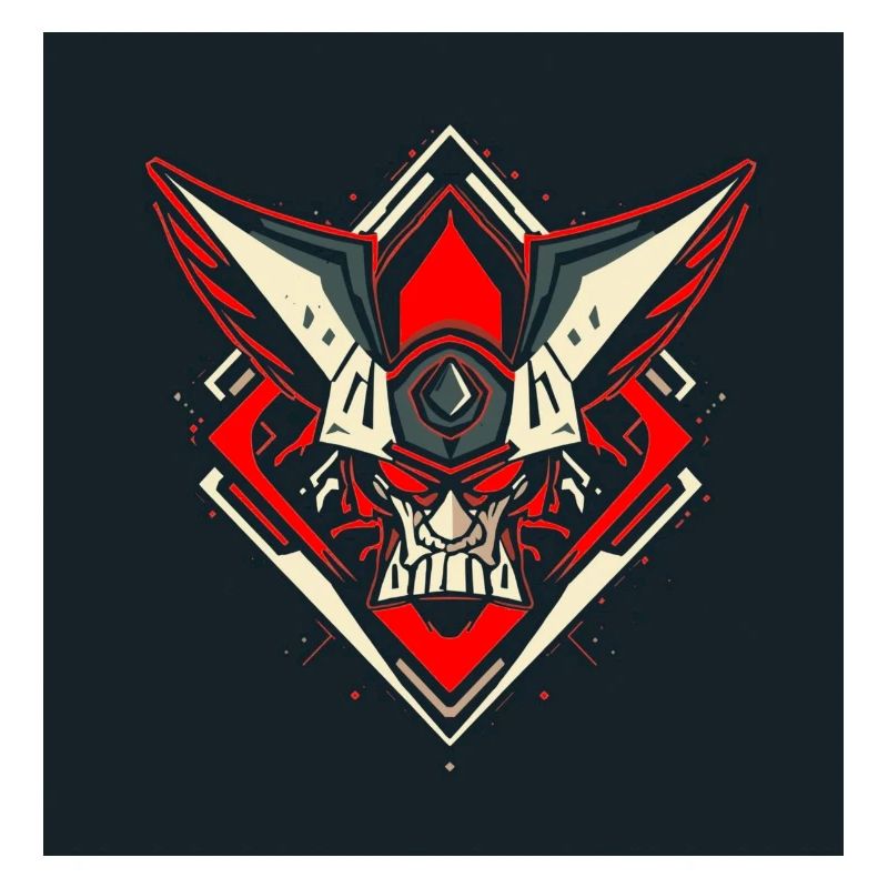 Schädel-Krieger-Emblem