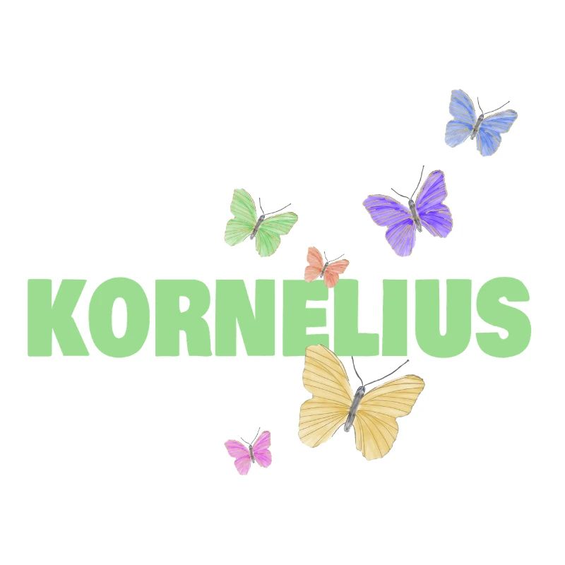 Cornelius avec des papillons
