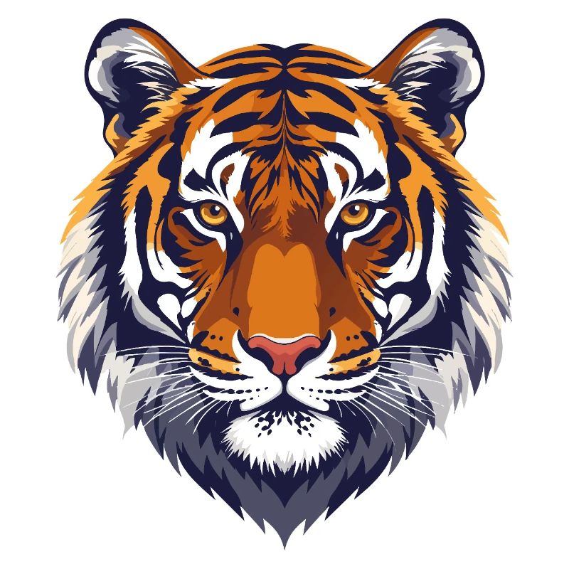 Cooler Tigerkopf