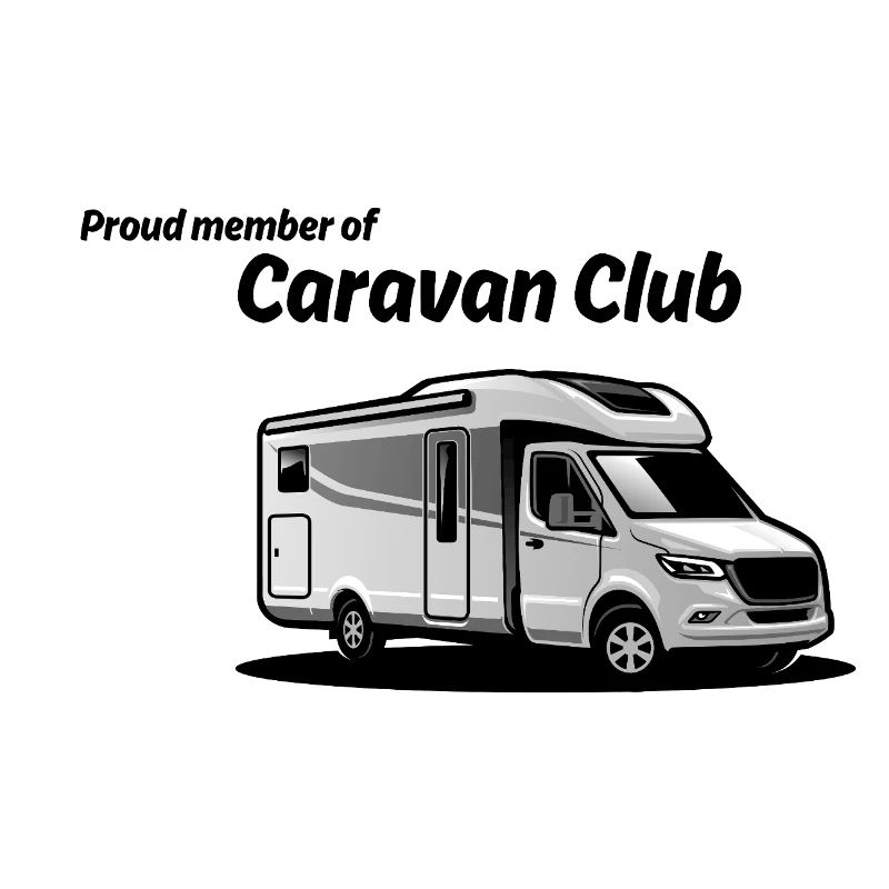 Caravan Graphic Silhouette