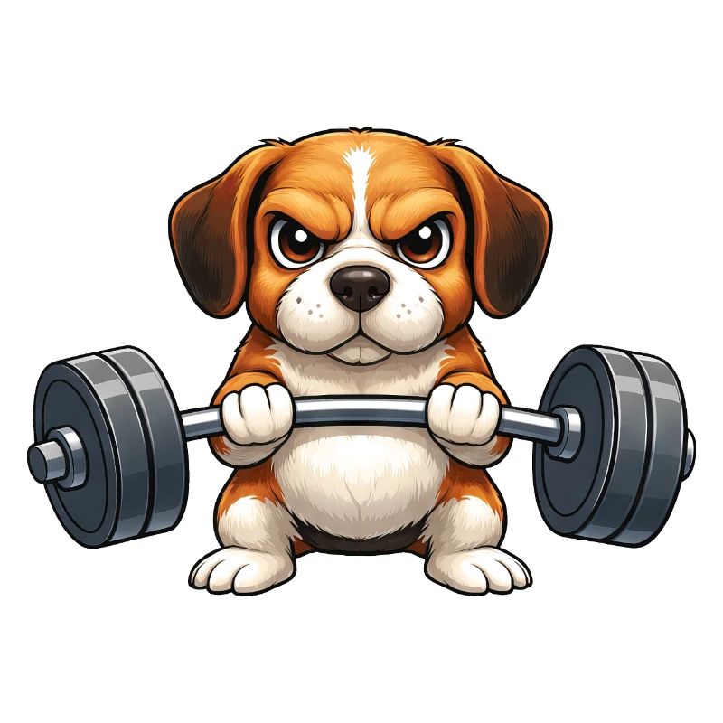 Great Dane Dumbbell Hero