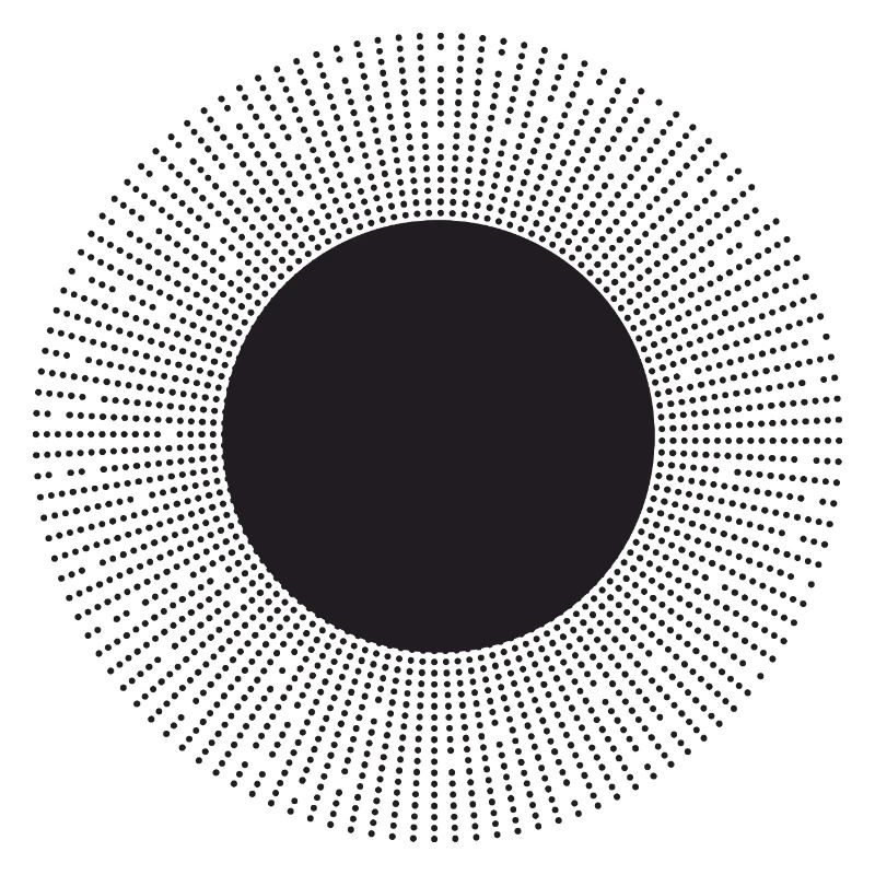 Radial Dot Sunburst