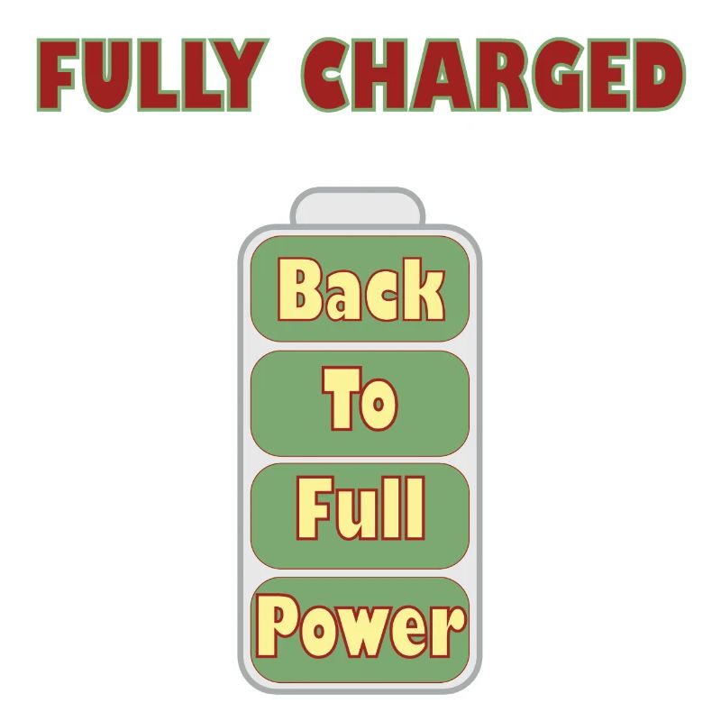 Conception minimale de batterie entièrement chargée