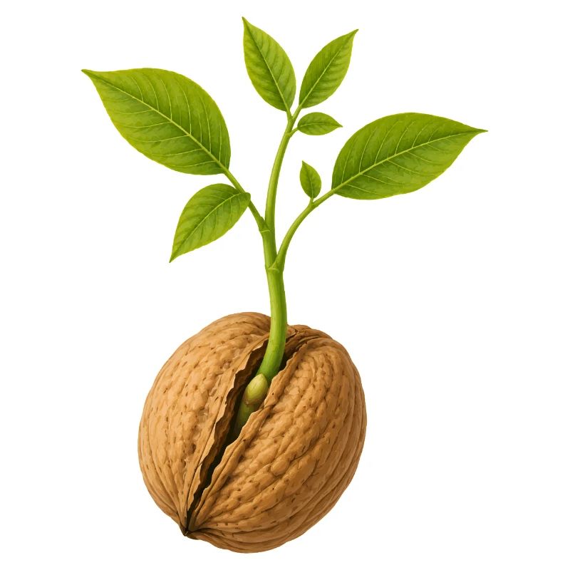 Small Grows Large Walnut Design