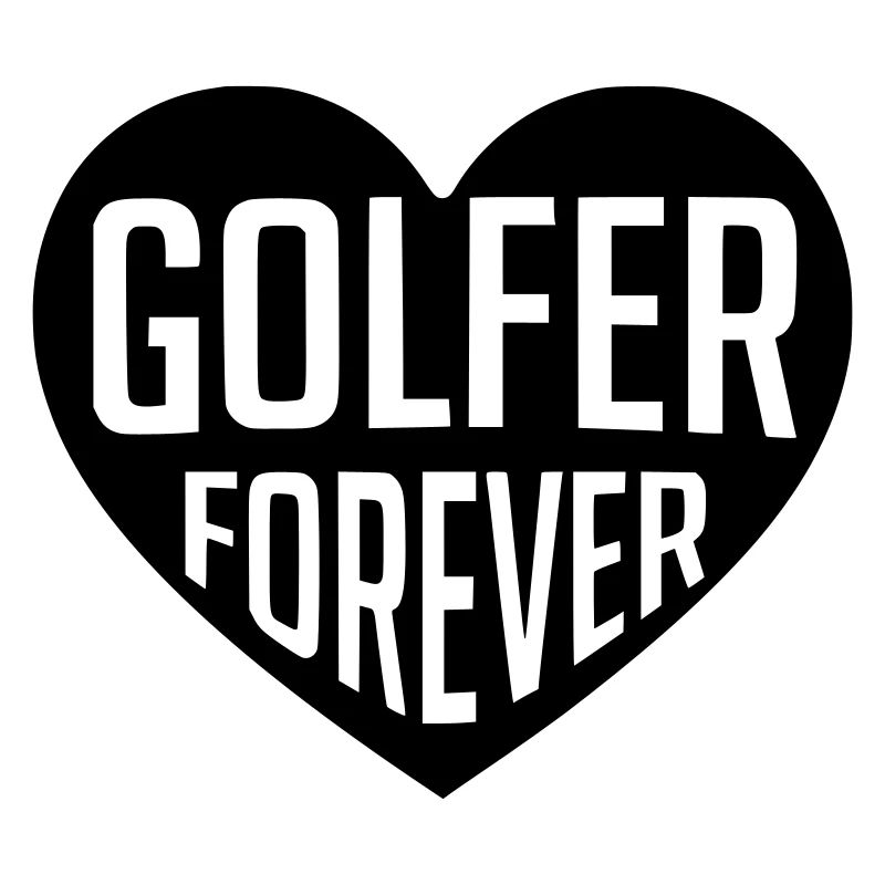 Golf - Golfer Forever Herz
