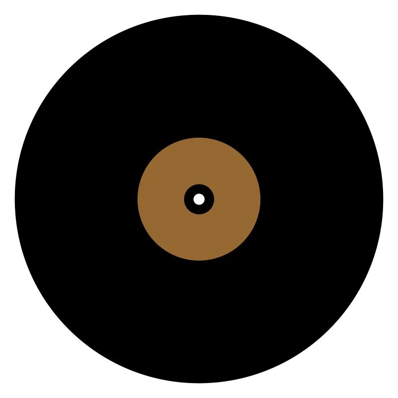 Base de boîte de texte en cercle de disque vinyle