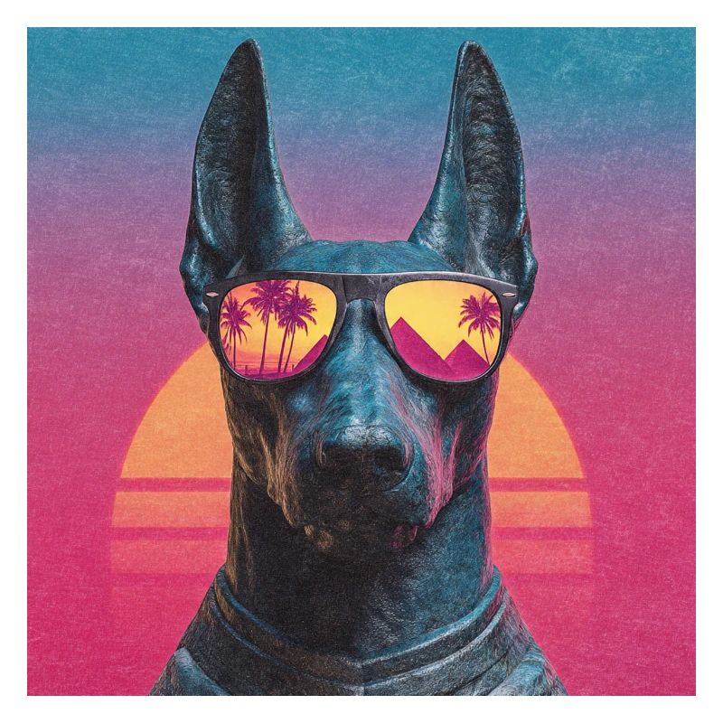 Anubis Synthwave - Dieu en vacances