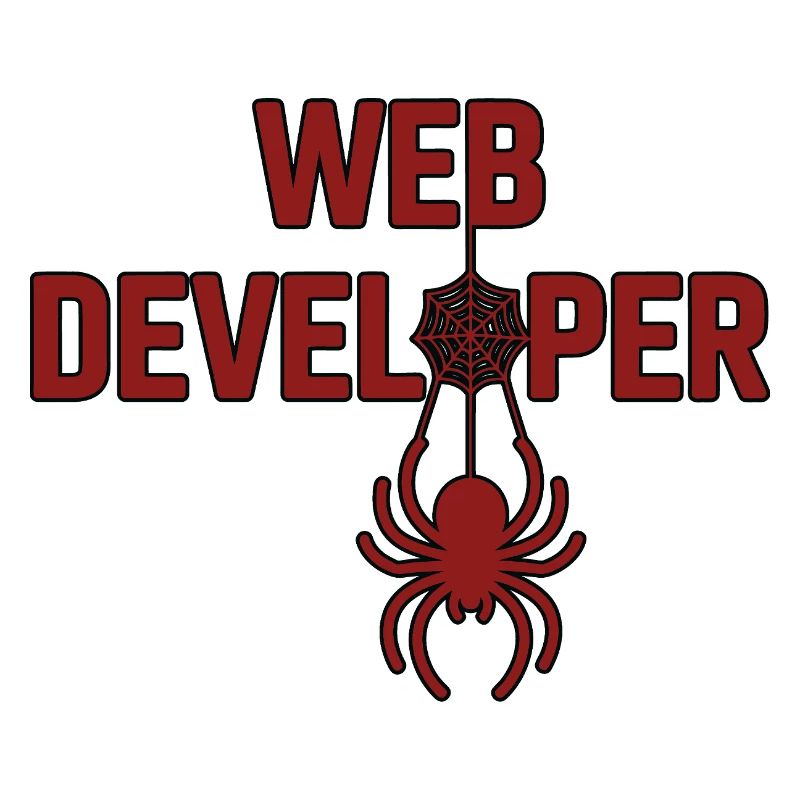 Web Developer Spider Logo Shirt