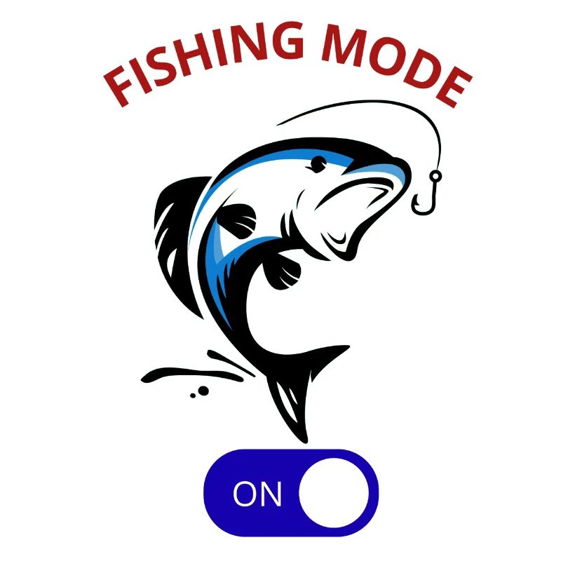 Angelmodus aktiviert Cool Angler Fish Hook Tee