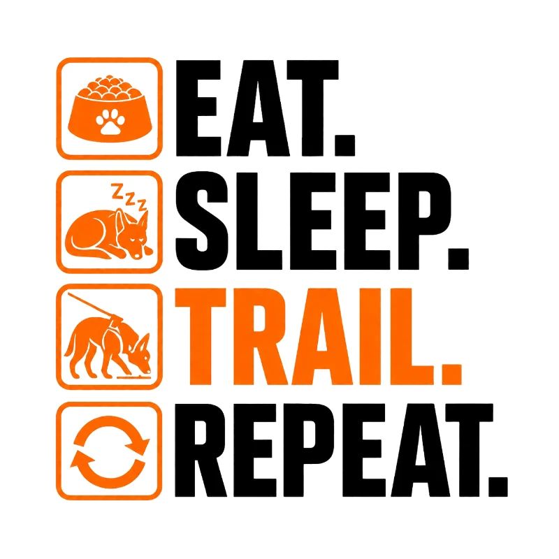 Répéter le sentier Manger Sommeil