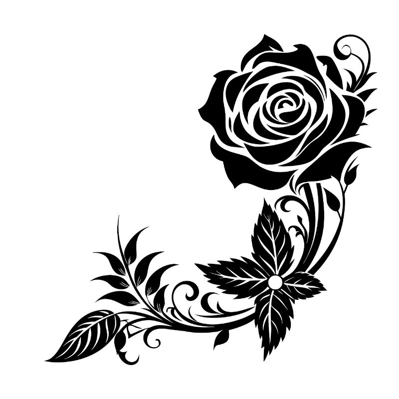 Decorative Rose Corner