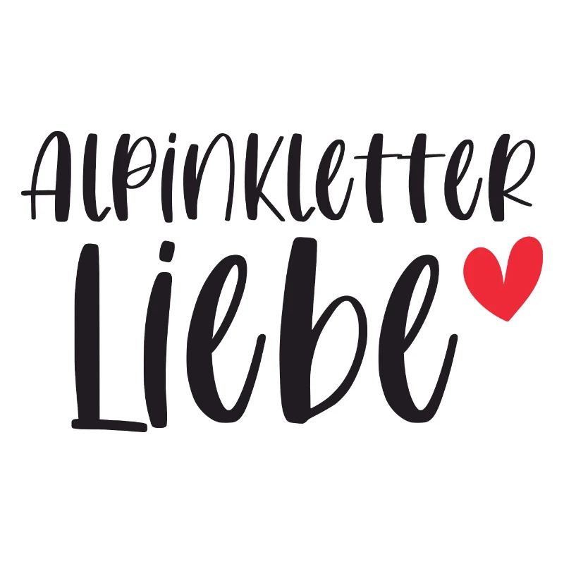 Klettern Alpinklettern Alpin Liebe Berge Geschenk