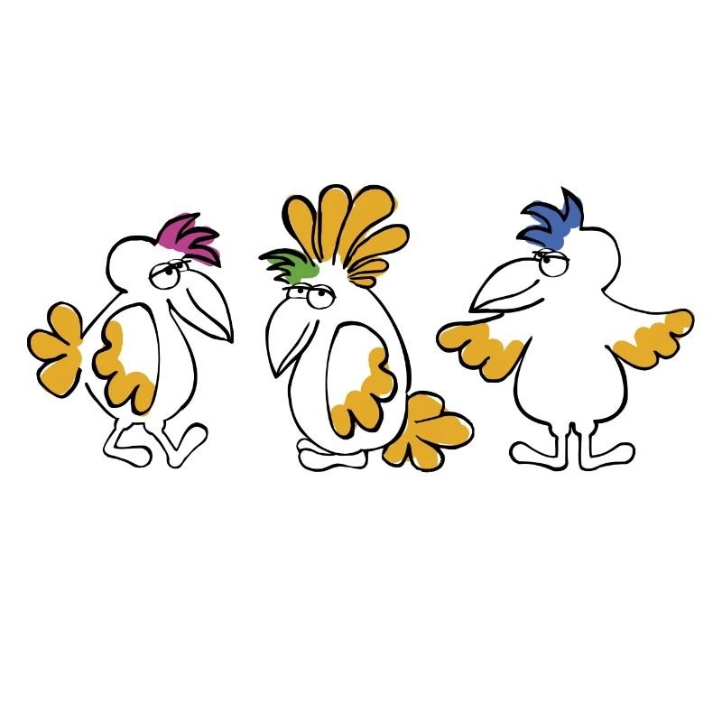 Schräge Vögel