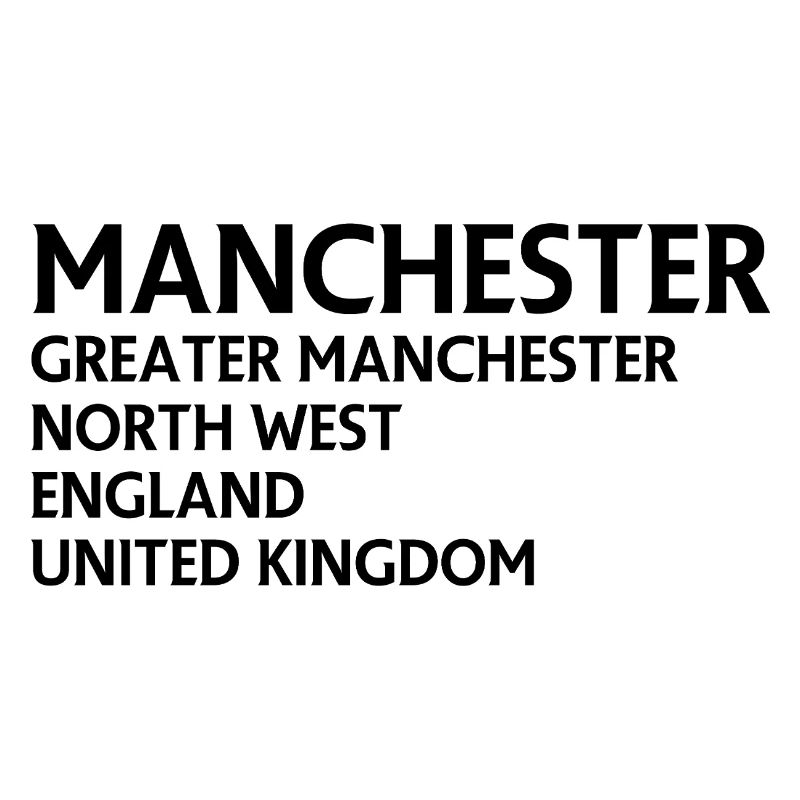 Manchester – England Lyric Design