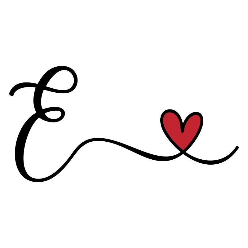 Letter E Monogram