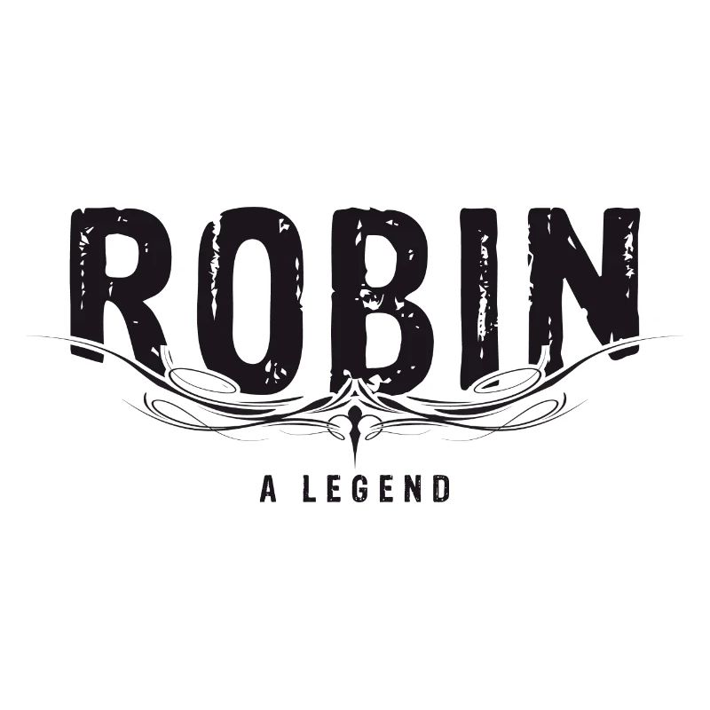 ROBIN A LEGEND decorated
