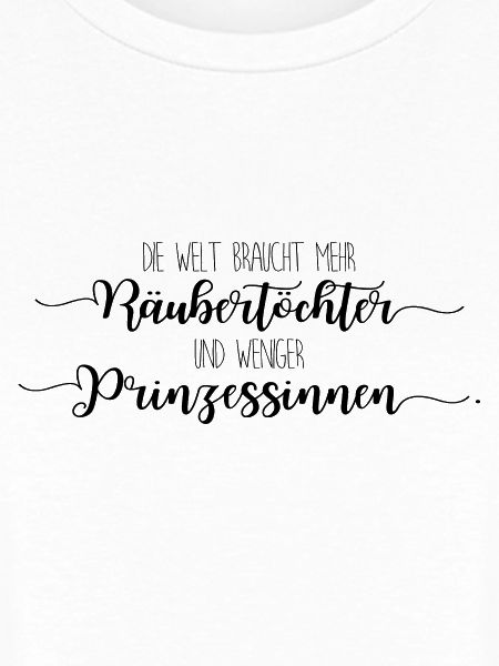 Räubertochter oder Prinzessin - schwarz