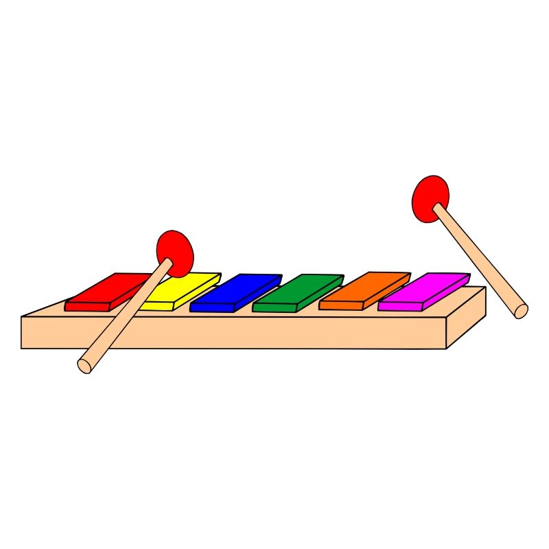 Trommeldreieck oder Tonxylophon