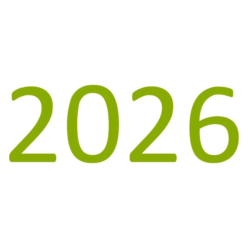 Conception de gabarit pour l’anniversaire vert 2026