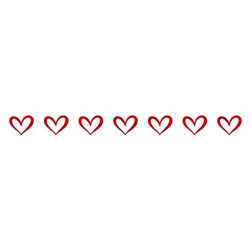 Hearts Line Elements
