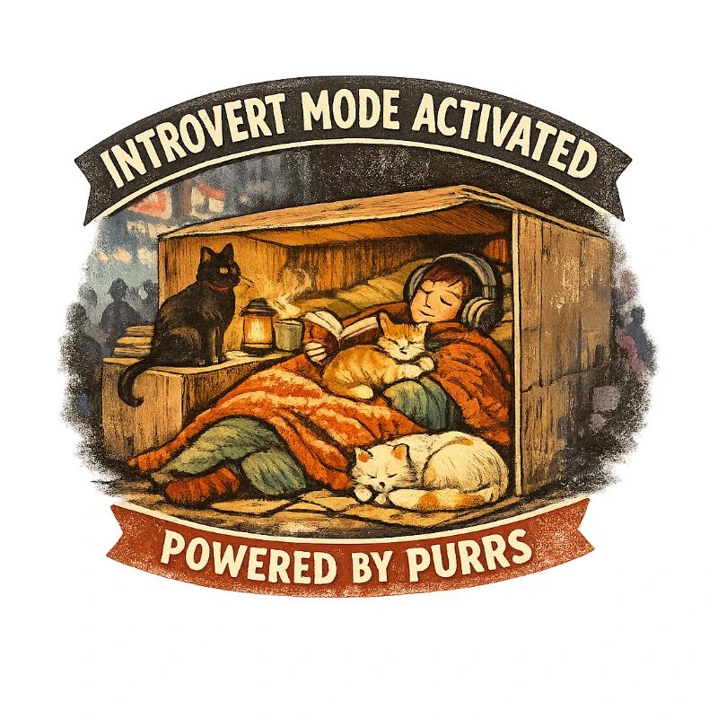 Mode introverti activé Nuit Chaleureuse pour chat