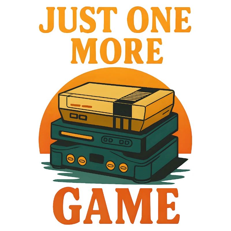 Retro video game design with a statement