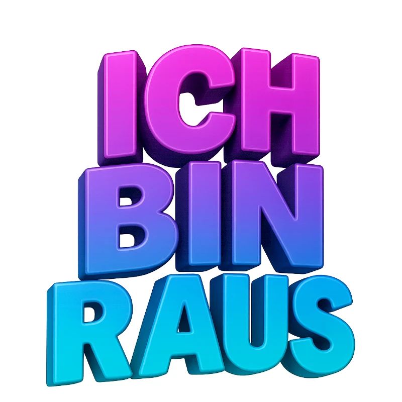 Ich Bin Raus 3D Gradient