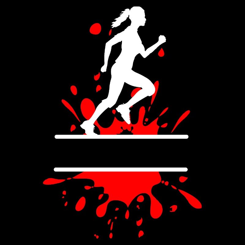 Femme Course dans la boue – Coureuse d’éclaboussures