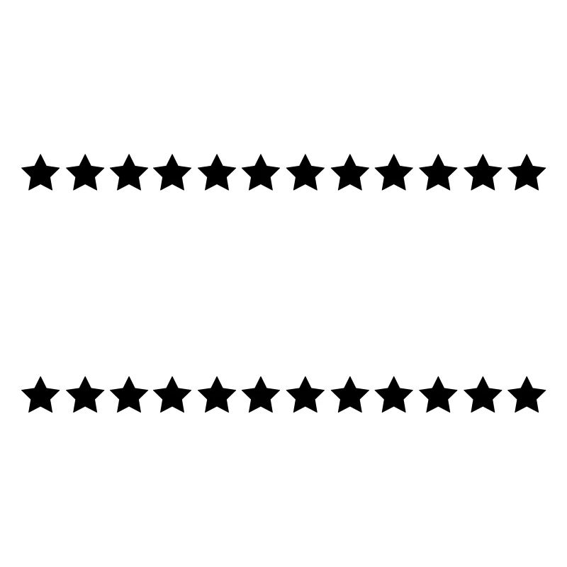 Stars / / 24 / / Star rows / / rows / / chains / /