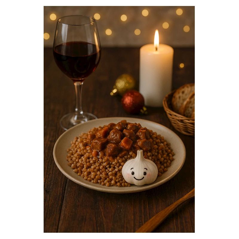 Buckwheat beef ragout Gretschka