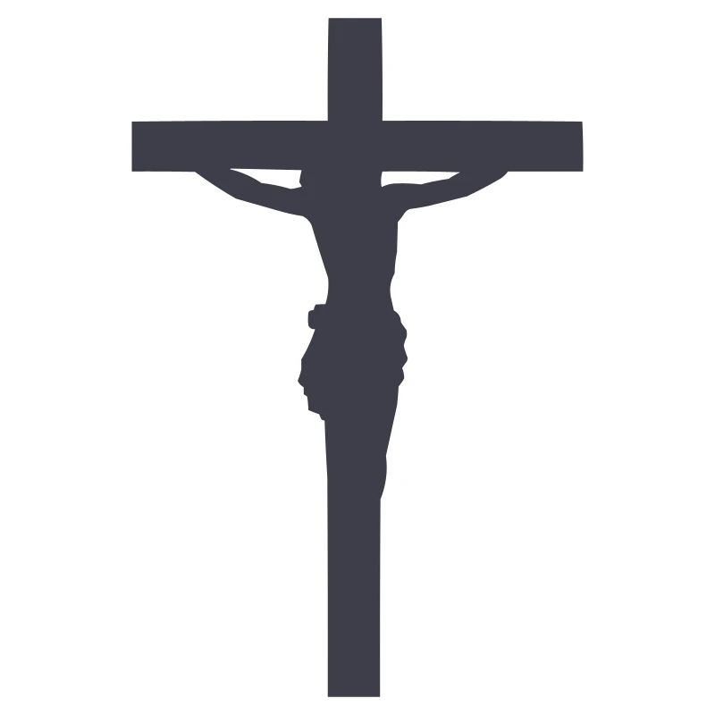 Cross silhouette Jesus