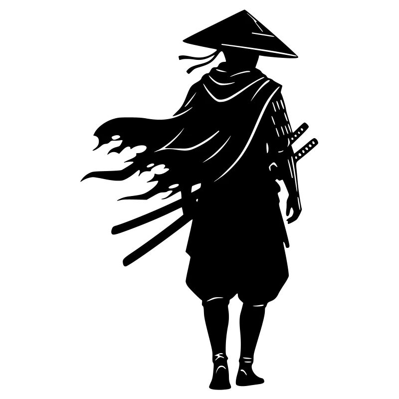 Shadow Warrior Samurai Straw Hat