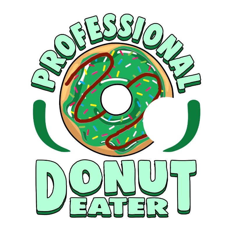 Cool Donut Shirt 'Professional Donut Eater'