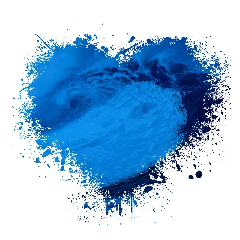 Water Wave Splatter Stain Splash Splash Heart