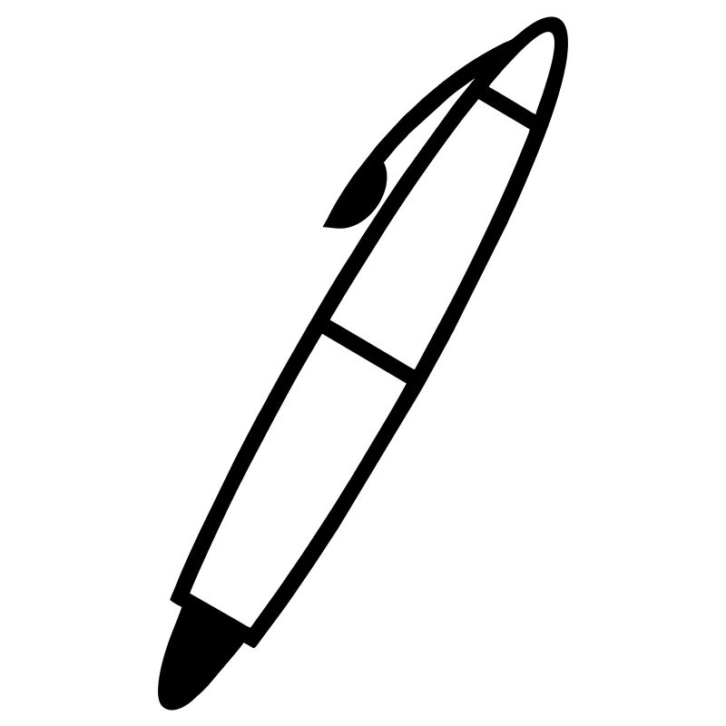 Writing pen shadow figure transparent