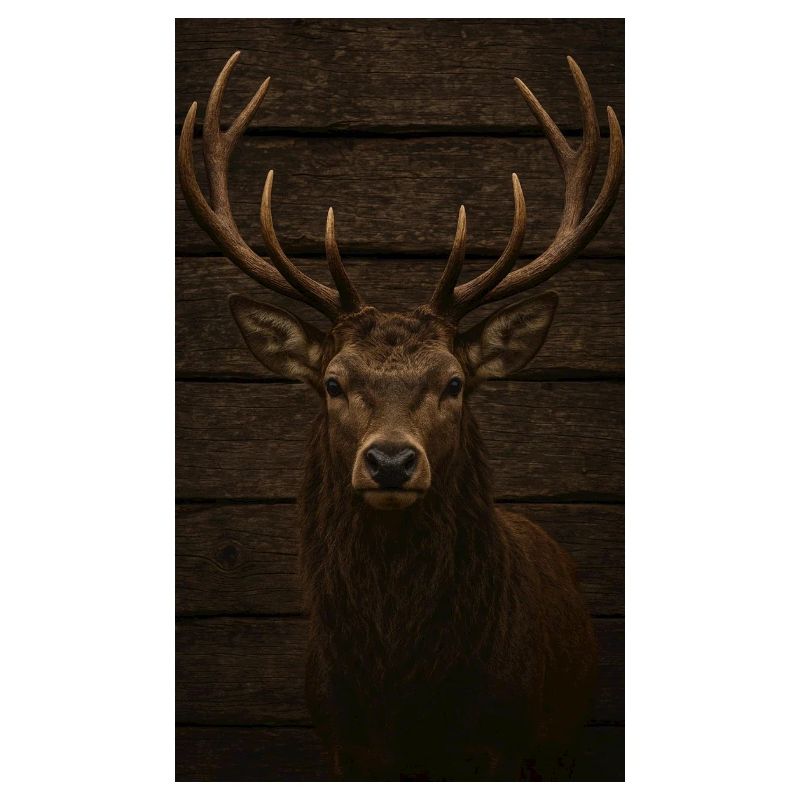 Majestic moose with antlers