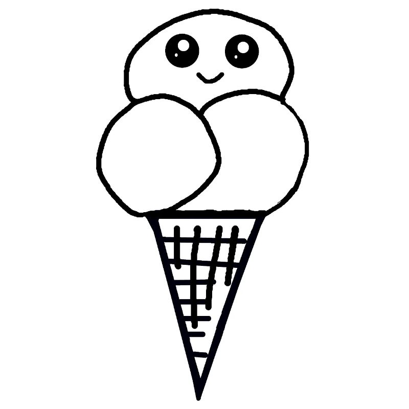 Eis Eiswaffel Eistüte Eiscreme Eiskrem