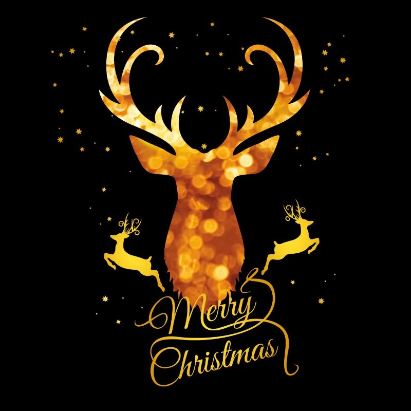 cerf or noël Noël apresski glamour bois
