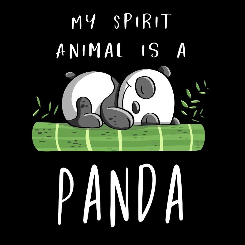 Mon esprit Animal est un panda - Panda Bear - Comic