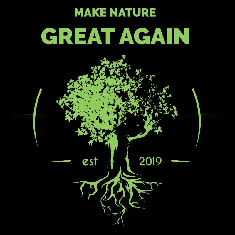 make nature great again climate protection nature trees