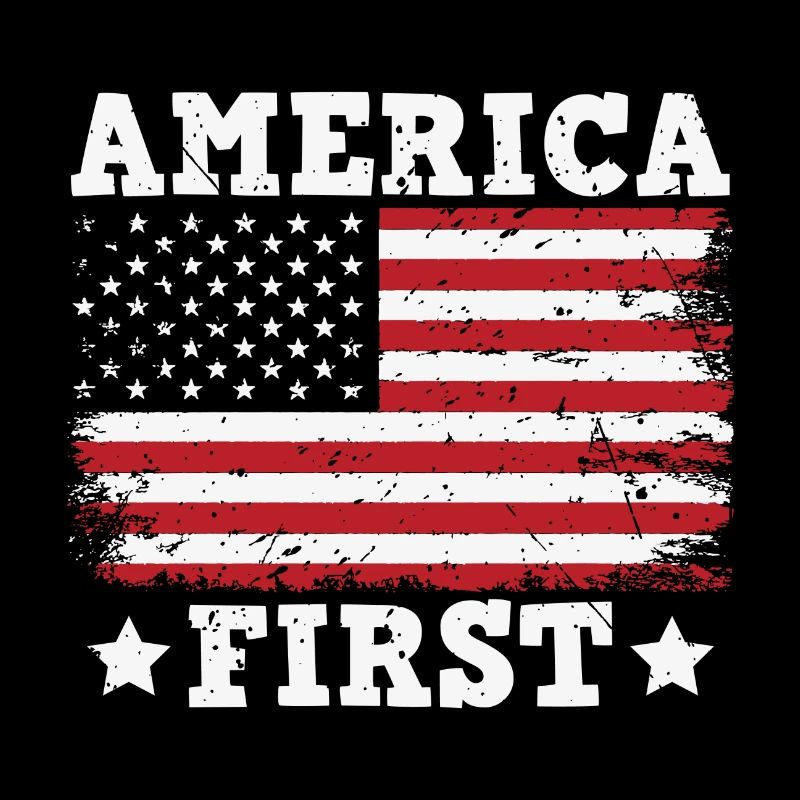 America First Patriotic Us Flag 4 luglio