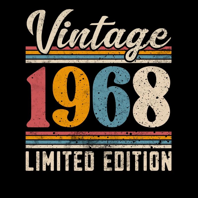 1968 Annata Anno di costruzione Compleanno Vintage