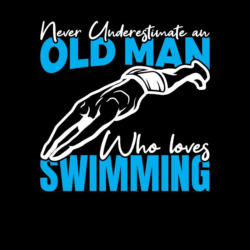 Never underestimate an old swimmer