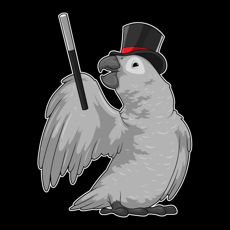 Parrot Wizard Wand