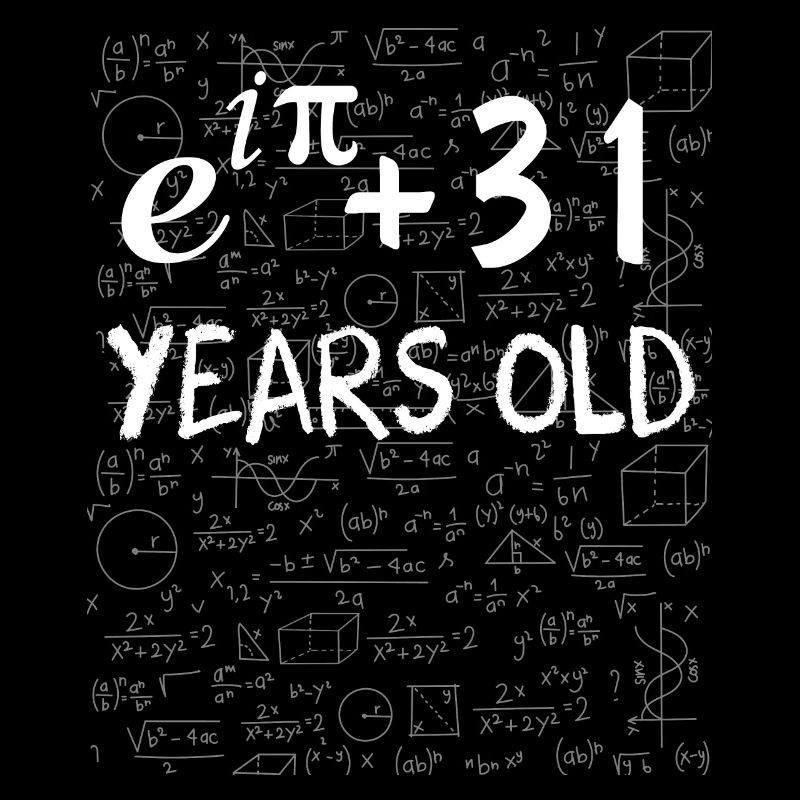 30th birthday 30 years Euler Identity math gift