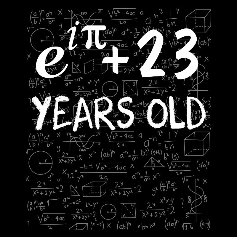 22e anniversaire 22 ans Euler Identité cadeau math
